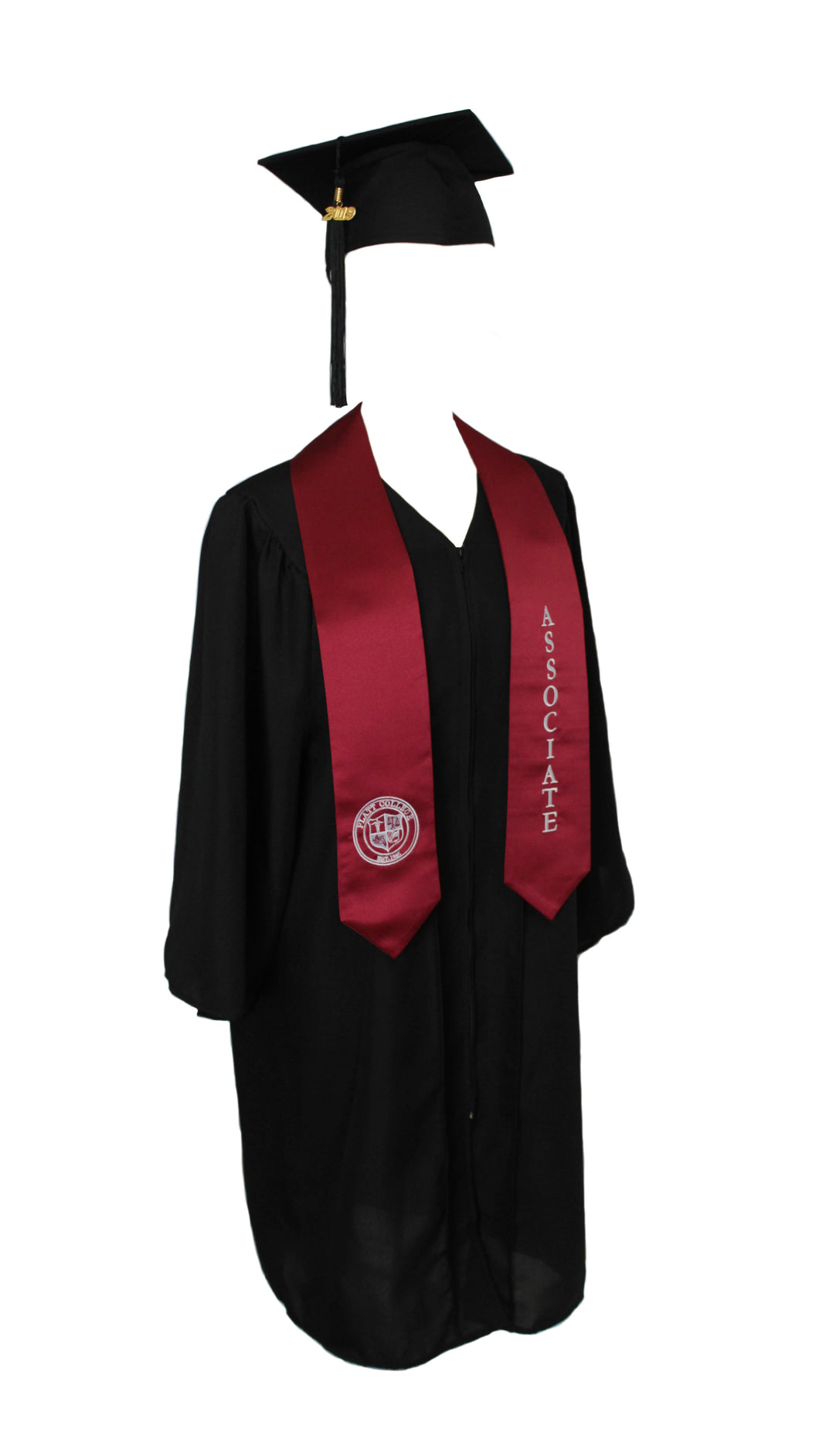 Matte Red Graduation Cap Gown and Tassel | Cap and Gown Direct
